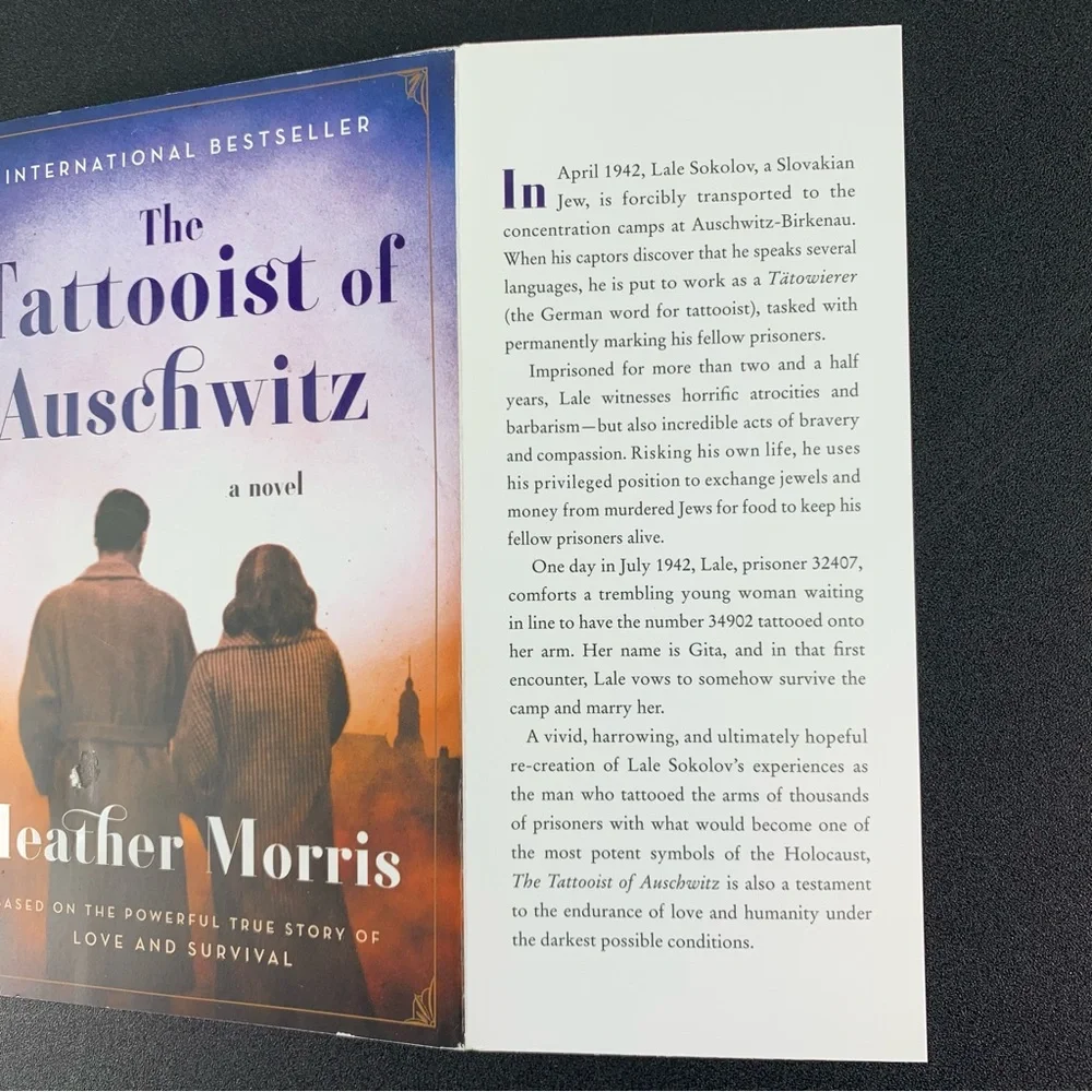 The Tattooist of Auschwitz: A Novel by Heather Morris. 2018.
